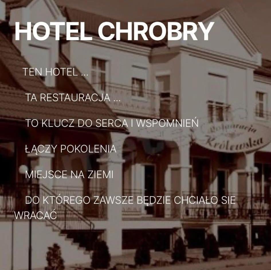 Hotel Chrobry Leczyca Bagian luar foto